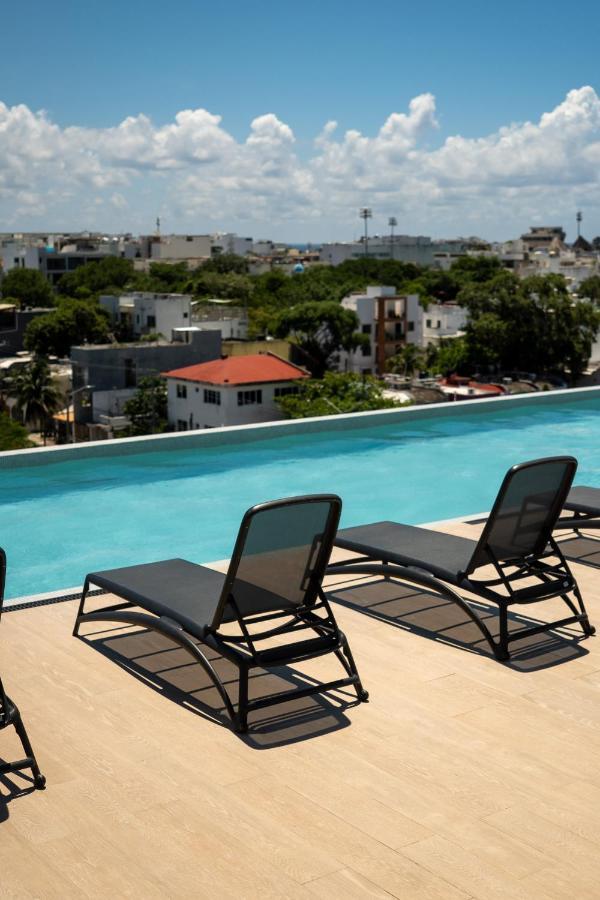 Fancy 3 Bedroom Apartments In Downtown Playa Rooftop Pool Gym Playa del Carmen Eksteriør billede