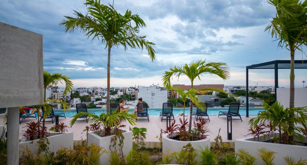 Fancy 3 Bedroom Apartments In Downtown Playa Rooftop Pool Gym Playa del Carmen Eksteriør billede